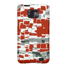 Retro Colourful Abstract Art Deco Galaxy S2 Cover