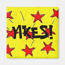 Retro Comix Stars "Yikes!" Magnet