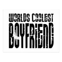 Retro Cool Boyfriends : Worlds Coolest Boyfriend Post Cards
