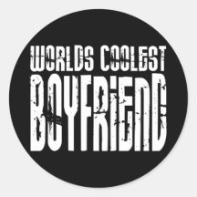 Retro Cool Boyfriends : Worlds Coolest Boyfriend Sticker