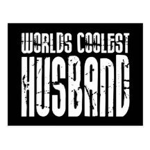 Retro Cool Husbands : Worlds Coolest Husband Post Card