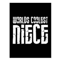 Retro Cool Nieces : Worlds Coolest Niece Post Cards