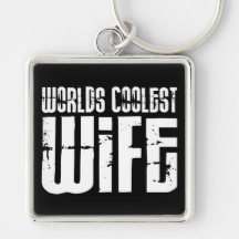 Retro Cool Wives : Worlds Coolest Wife Key Chains