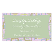 Retro Crafty Business Cards