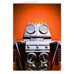 Retro Cropped Toy Robot 04 Card