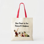 Retro Domestic Goddess Tote Bag