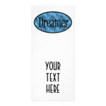 Retro Dreamer Star Logo - Blue Customized Rack Card