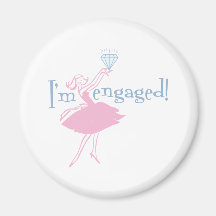 Retro Engaged Magnet