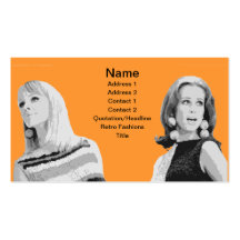 Retro Fashions Business Card Template