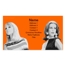 Retro Fashions Business Cards