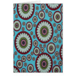 Retro Flowers Card