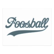 Retro Foosball Post Cards