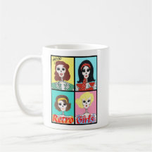Retro Girls Coffee Mugs