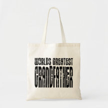 Retro Grandfathers : World's Greatest Grandfather Tote Bag
