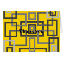 Retro grey shaded squares on yellow cards