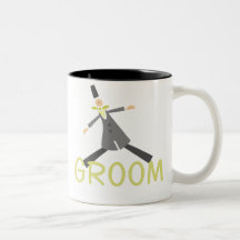 Retro Groom in Tuxedo Mug