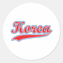 Retro Korea Sticker
