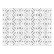 retro kreise punkte 70 polka dots getupft dot punk postkarten