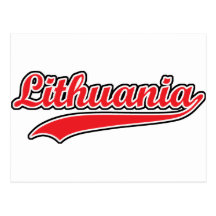 Retro Lithuania Post Card
