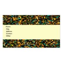 Retro Mosaic Business Card