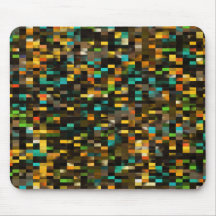 Retro Mosaic Mouse Pad