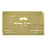 Retro Moustache on Old Paper Business Card