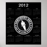 Retro Northern Soul 2012 calendar Poster