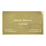 Retro Old Paper Psychologist Business Card