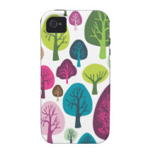 Retro organic tree plant pattern iphone case Case-Mate iPhone 4 covers
