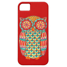 Retro Owl Groovy iPhone 5 Case