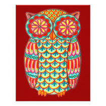 Retro Owl Invitations invitations