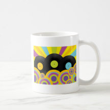 Retro Party Background Coffee Mug