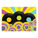 Retro Party Background Invitations