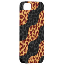 Retro pattern animal print texture of leopard