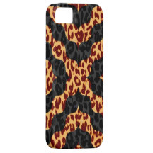 Retro pattern animal skin texture of leopard