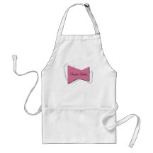 Retro pink star ~ Domestic Goddess Apron