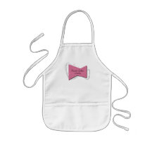 Retro pink star ~Domestic Goddess in training Apron