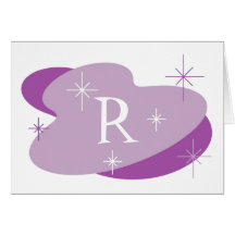 Retro Purple Cards