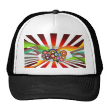 Retro Rainbow Hat