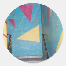 Retro Round Sticker