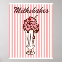 Retro Soda Shop Poster