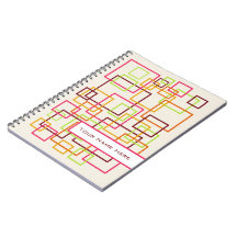 Retro Squares Notebook