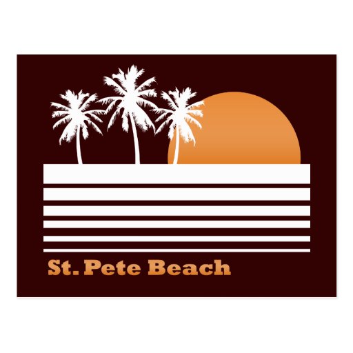 Retro St Pete Beach Postcard