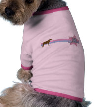 Retro Star Irish Wolfhound Doggie Tee