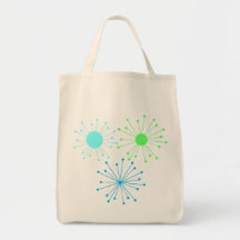 Retro Starburst Canvas Bags