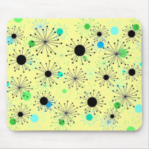 Retro Starburst Mouse Pads