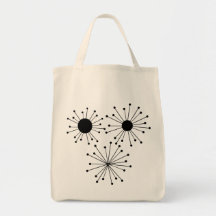 Retro Starburst Tote Bag