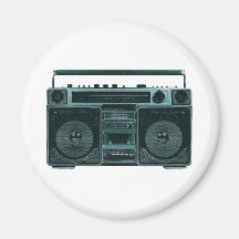 retro stereo magnet