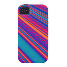 Retro Stripes Vibe iPhone 4 Cover