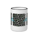 RETRO SWIRLS DESIGNER COFFEE MUG